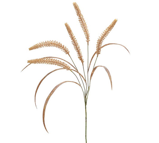 Brown Floral Fountain Stem Grass