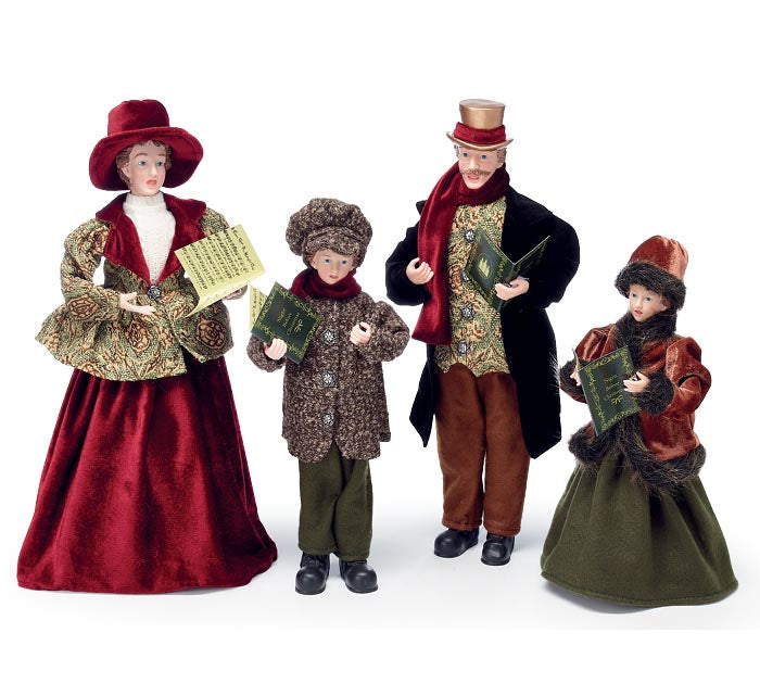 Small Standing Caroler Family
