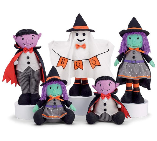 5 Assorted Halloween Standing & Sitting Decor