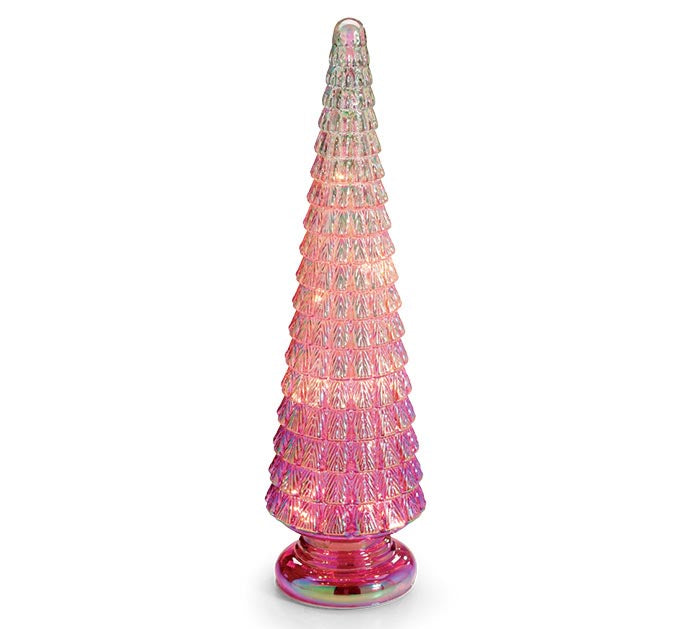 Pink Ombre Light Up Christmas Tree