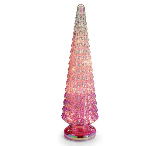 Pink Ombre Light Up Christmas Tree