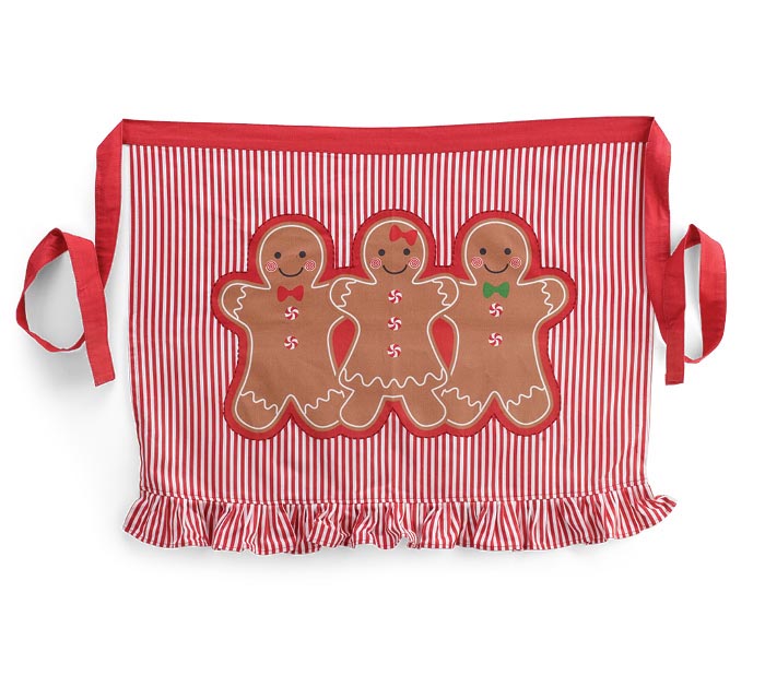 Gingerbread Ruffle Waist Apron