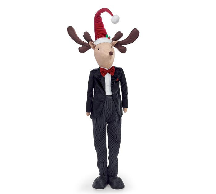 Mr. Moose With Expandable Legs Decor
