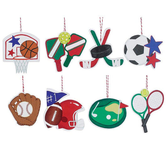 Wooden Sports Ornaments