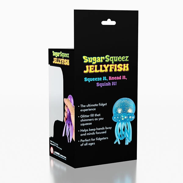 Sugarsqueez Squishies® Maltose Jellyfish Glitter Squishy Toy