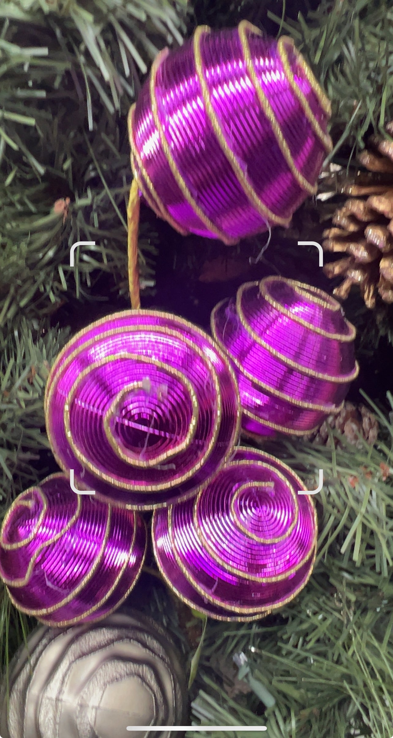 Purple Swirl Ball Pick