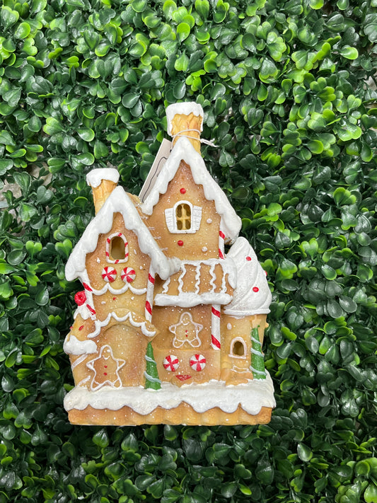 Gingerbread House with LED Lights