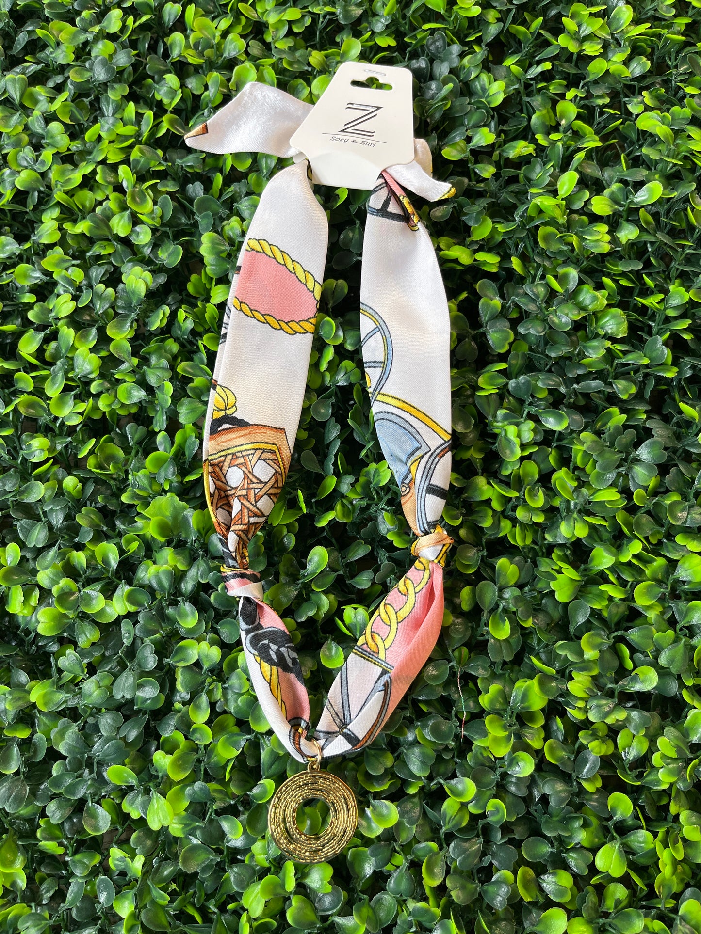 Silk Scarf Necklace