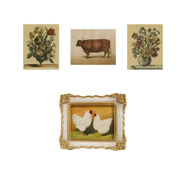 Hazel Mazel Resin Framed Glass Wall Décor