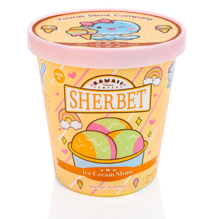 Sherbet Scented Ice Cream Pint Kawaii Slime