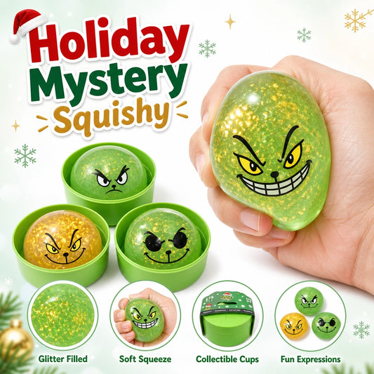 Christmas Grinch Bao Squishy Toy