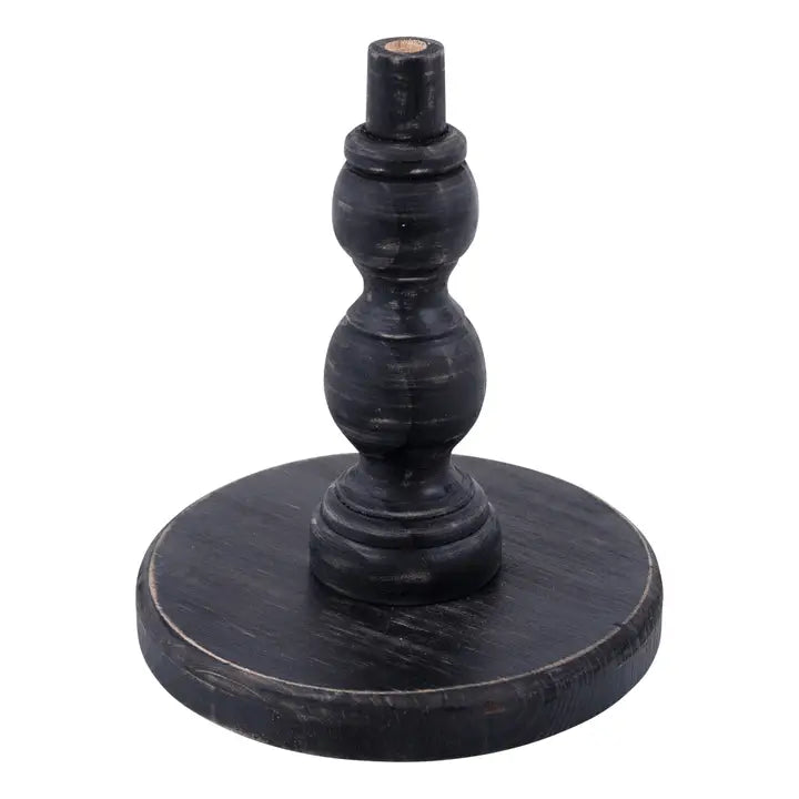 Black Wood Base For Toppers