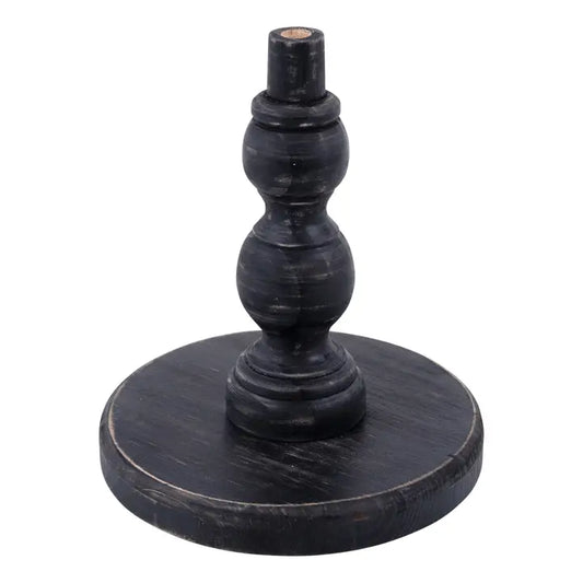 Black Wood Base For Toppers
