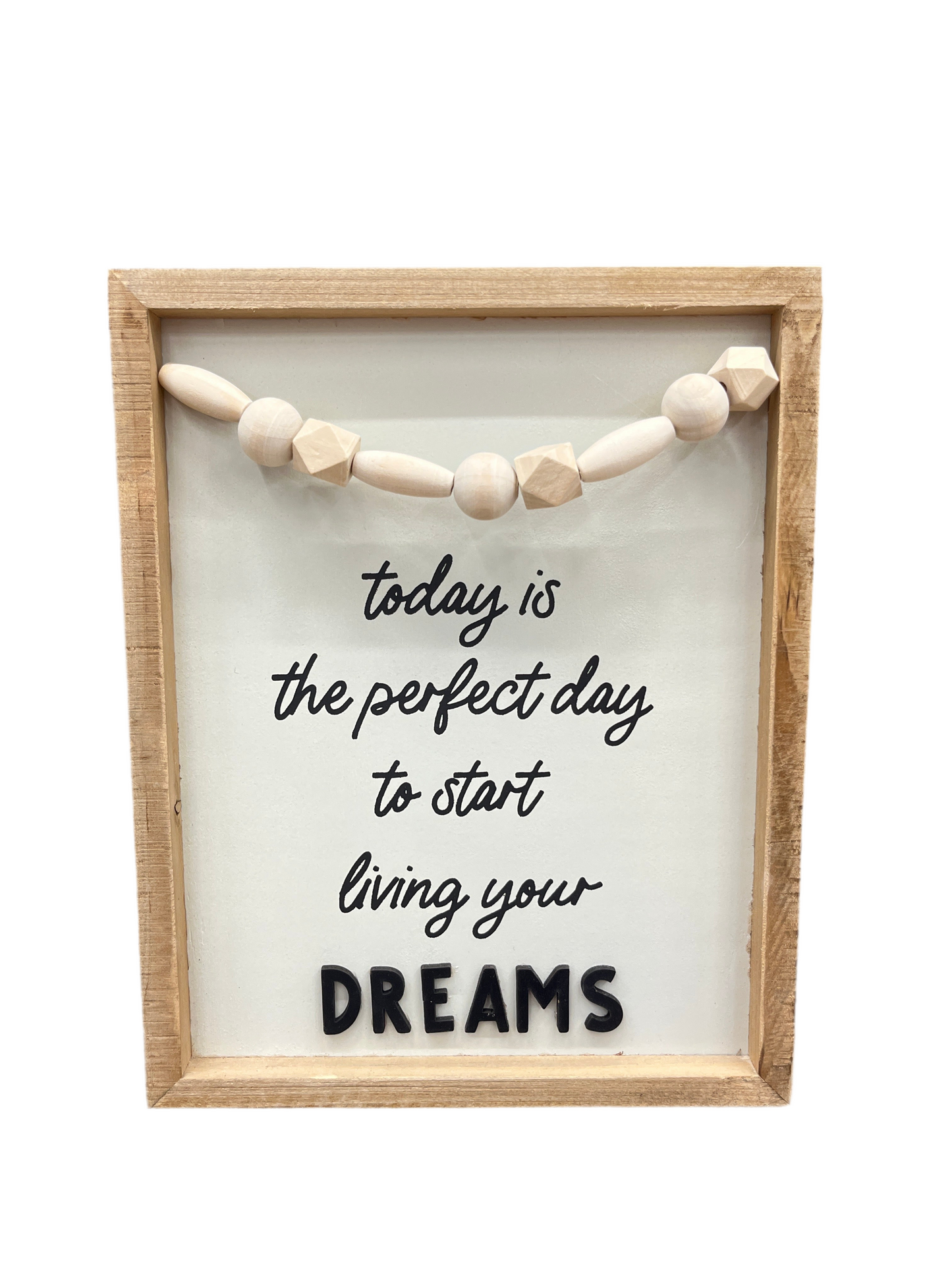 Perfect Day/Living Dreams Inset Box Sign
