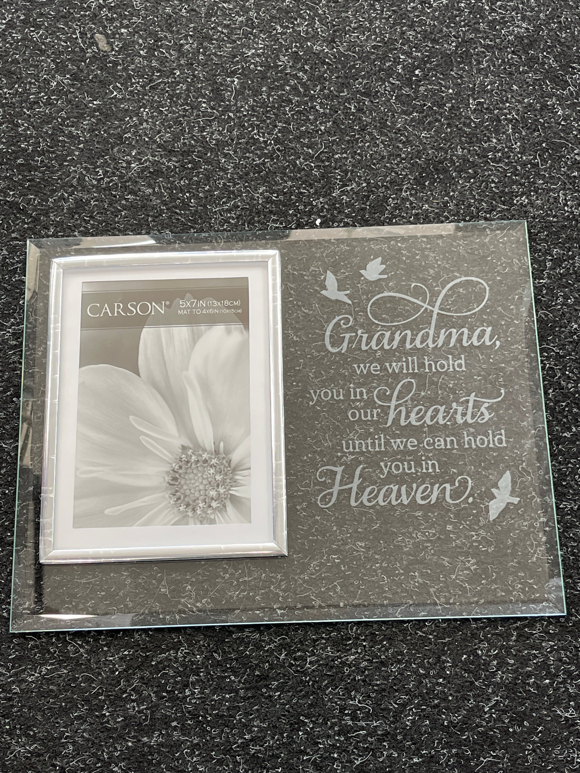 Grandma Heaven Glass Frame