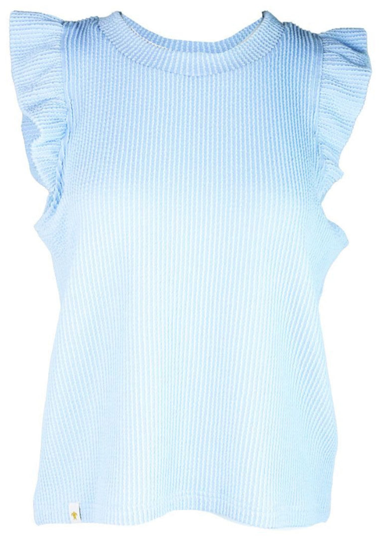 Simply Southern Ruffle Sleeve Knit Top