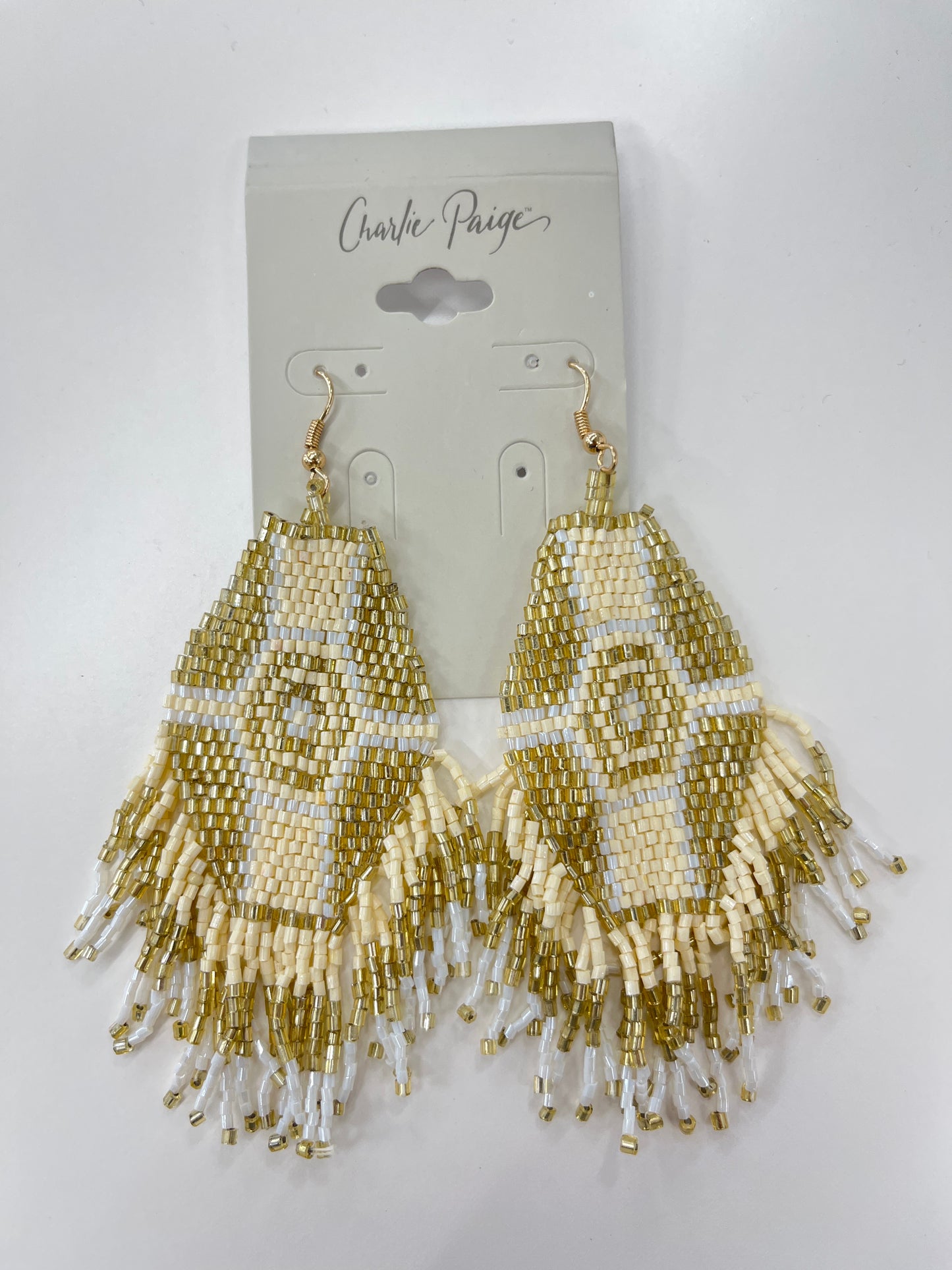 Charlie Paige Boho Beaded Earrings