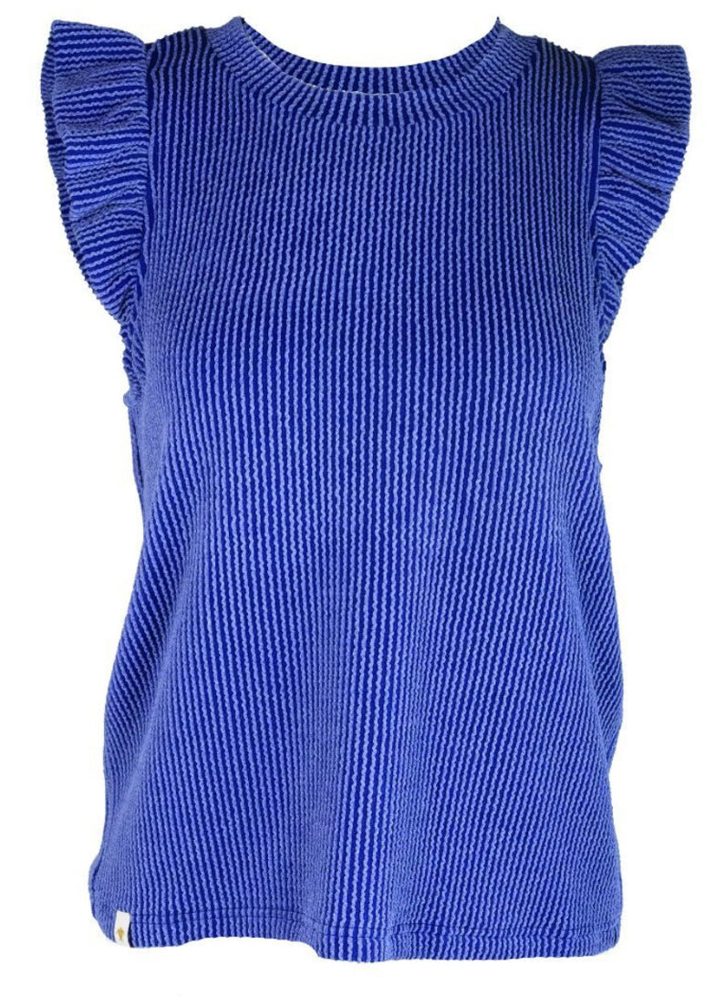 Simply Southern Ruffle Sleeve Knit Top