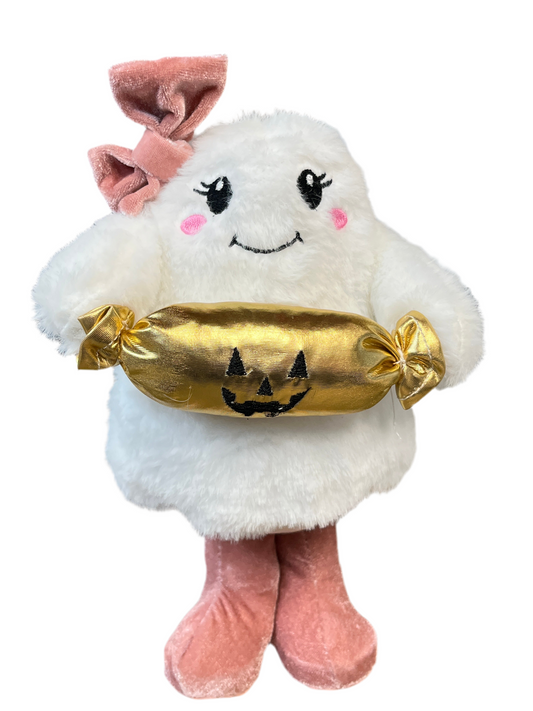 Plush Standing Ghost With Candy