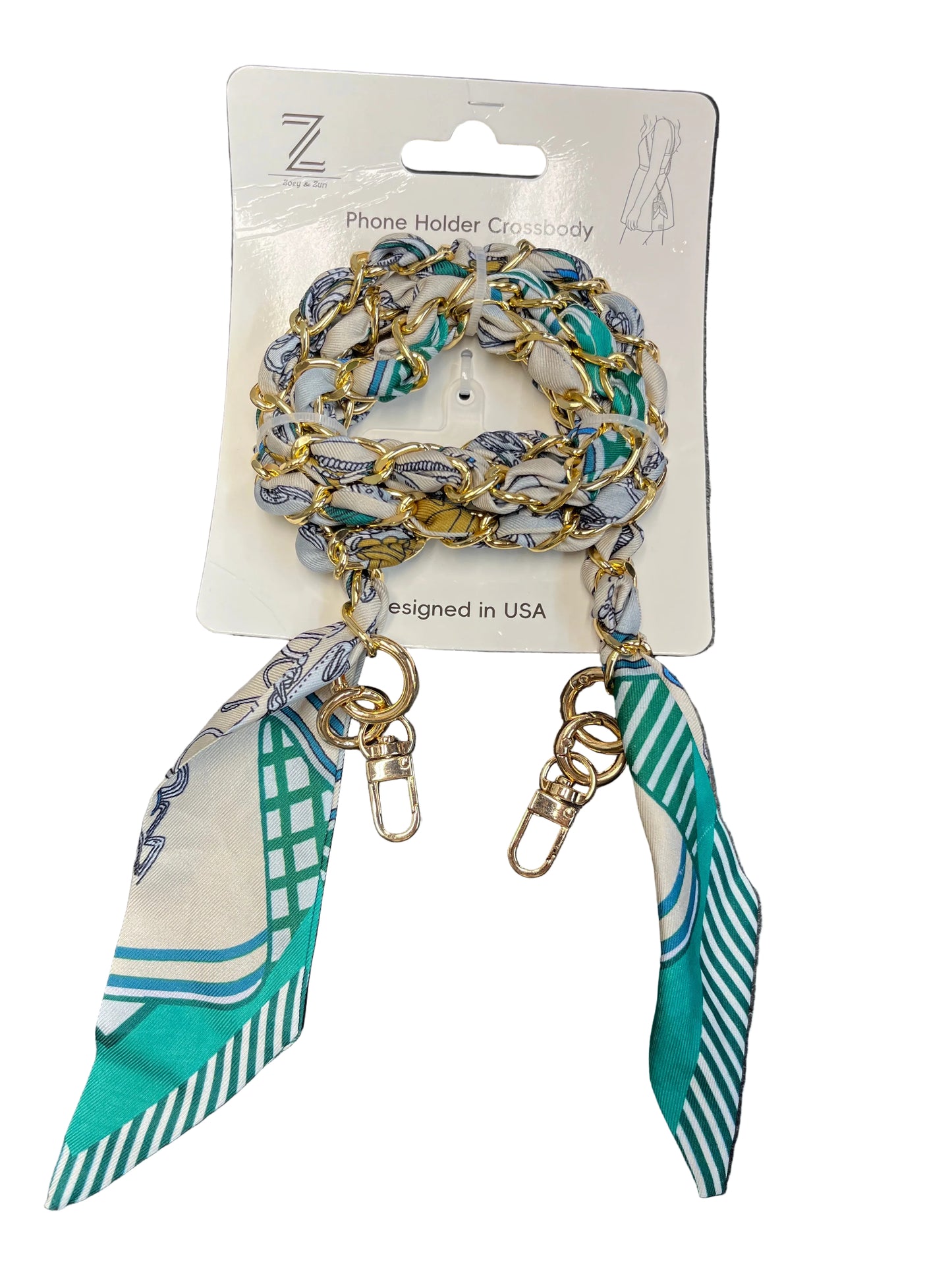 Phone Holder Crossbody Scarf Chain