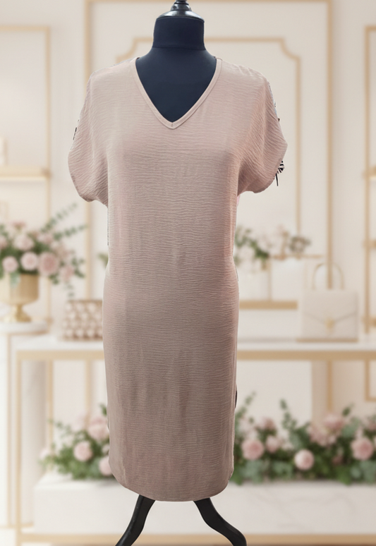 Maya Midi Taupe Dress