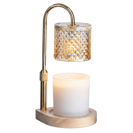 Candle Warmers Champagne Crystal Candle Warmer Lamp