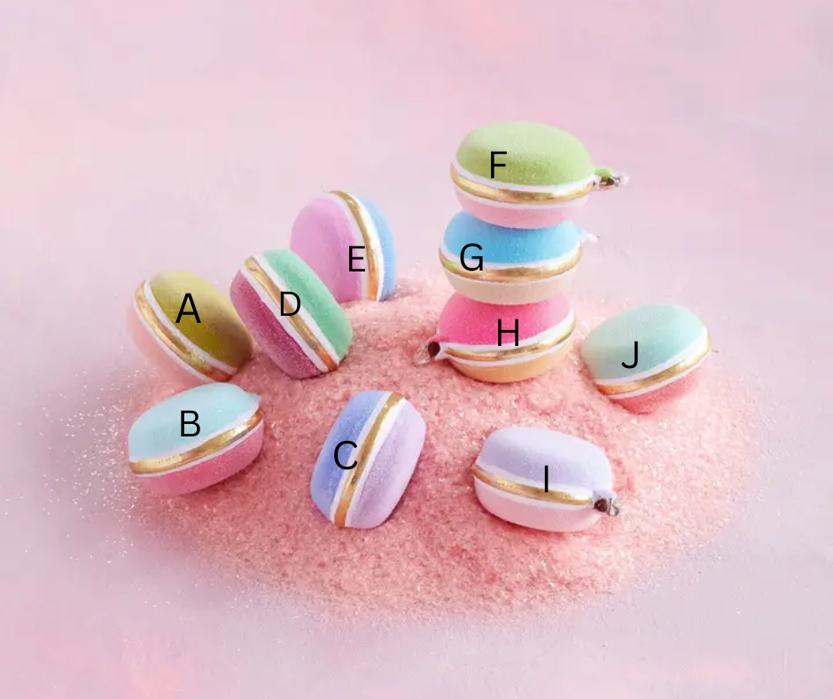 Glitterville Half & Half Rainbow Macarons
