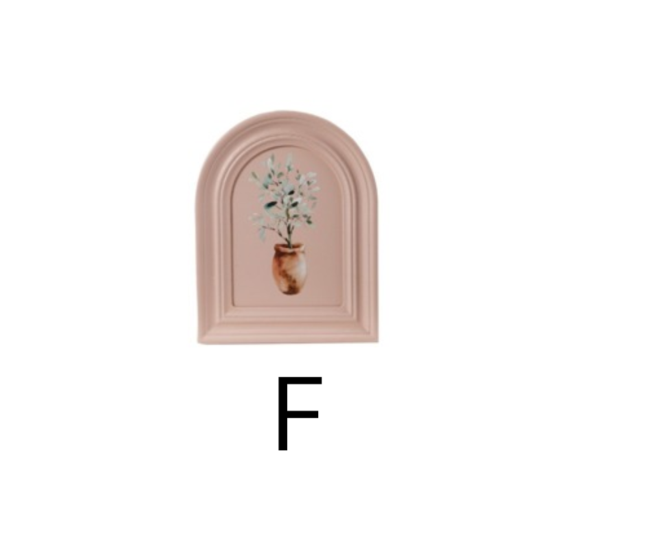 Hazel Mazel MDF Painted Framed Wall Decor With Botanicals