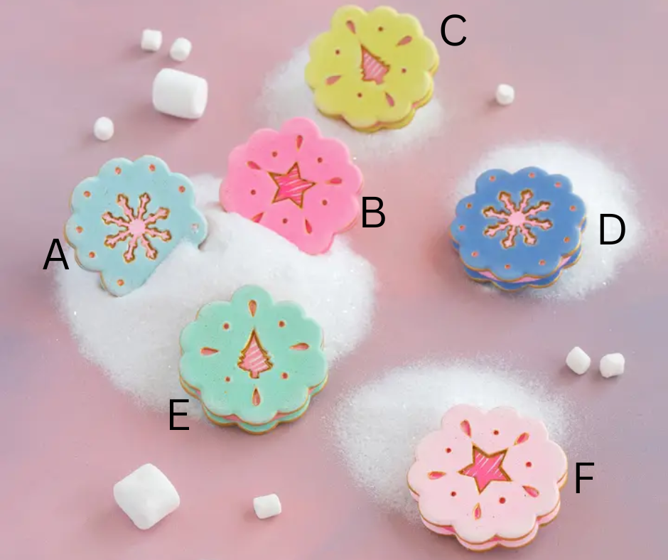 Glittervile Swiss Christmas Cookie Ornament