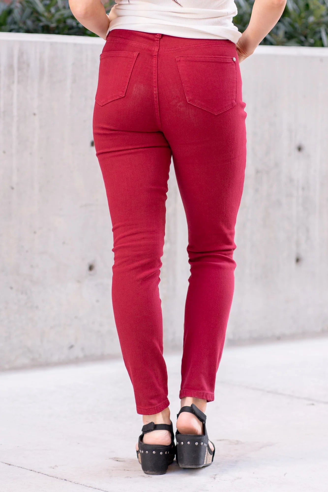 Judy Blue Scarlet High Waist Tummy Control Garment Dyed Skinny Jeans