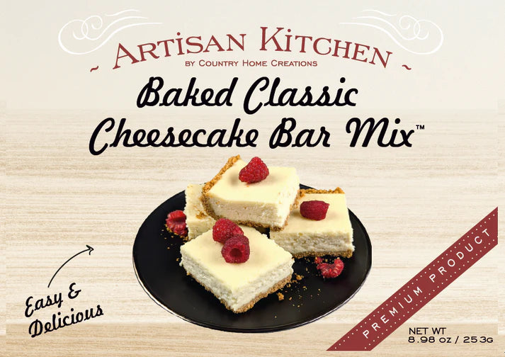 Artisan Kitchen Baked Classic Cheesecake Bars