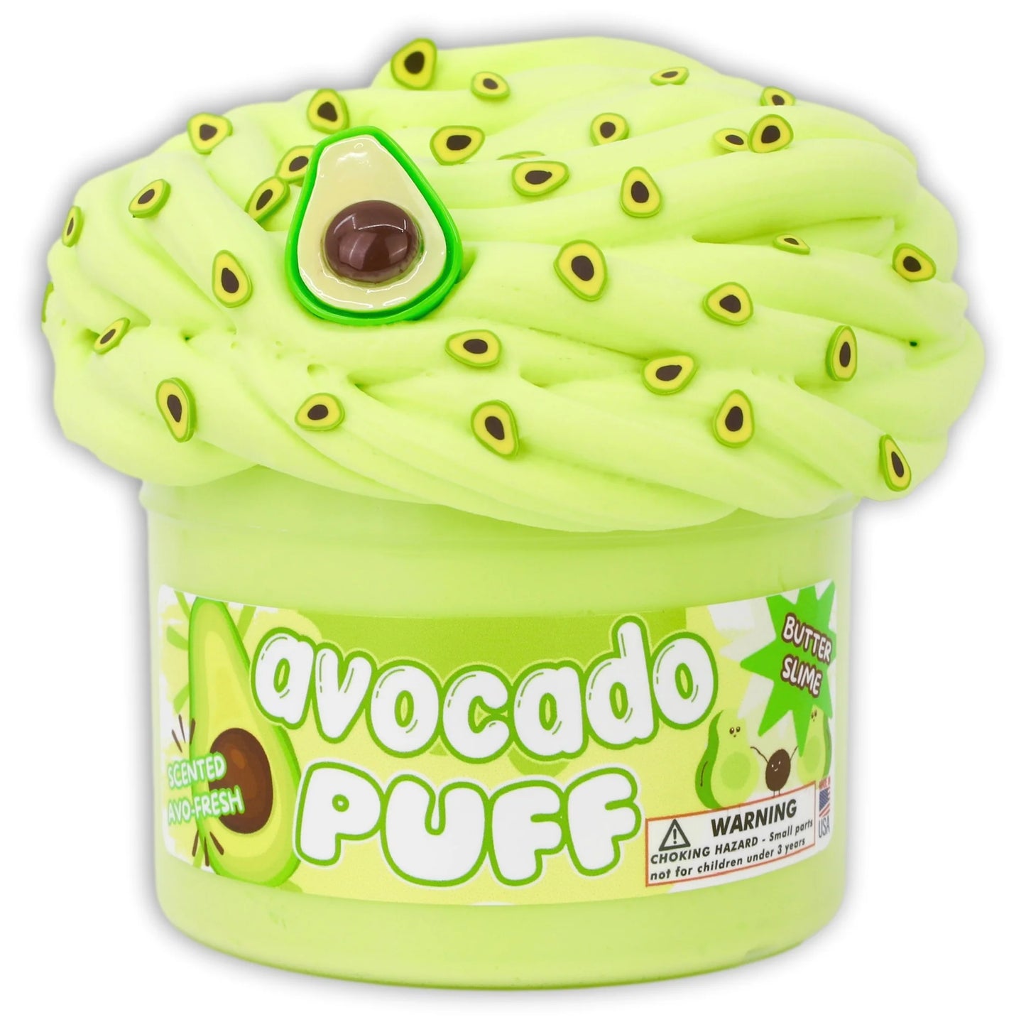 Dope Slime Avocado Puff Slime