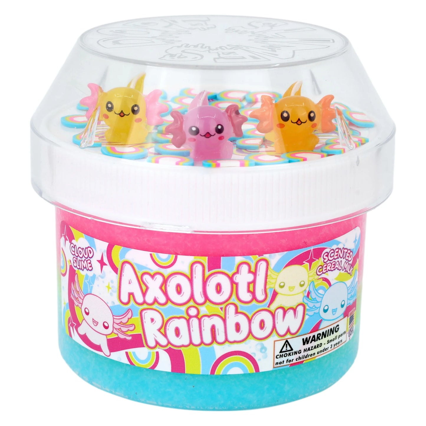Dope Slime Axolotl Rainbow Slime