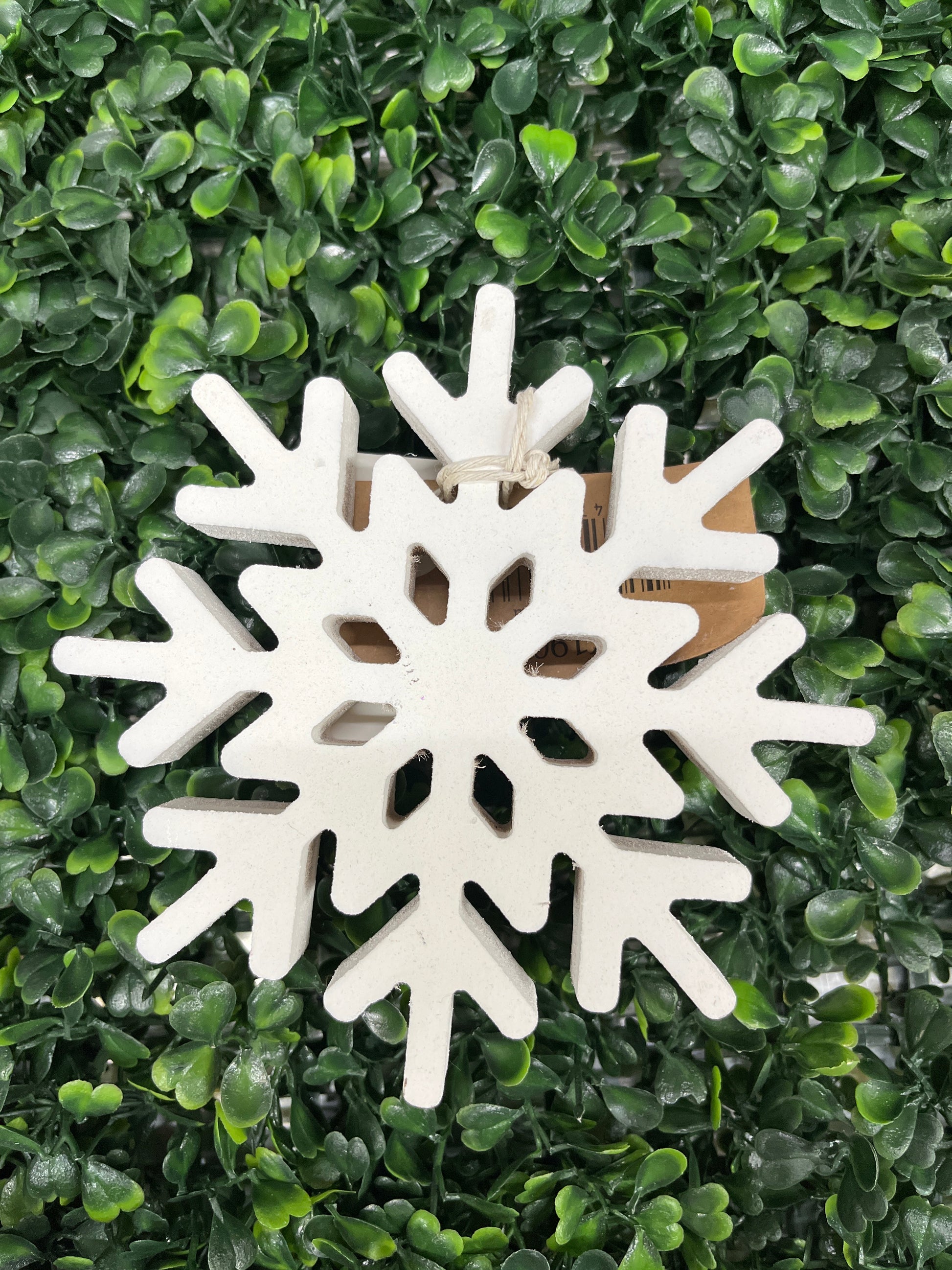 Small Wooden Snowflake 2 Assorted Styles