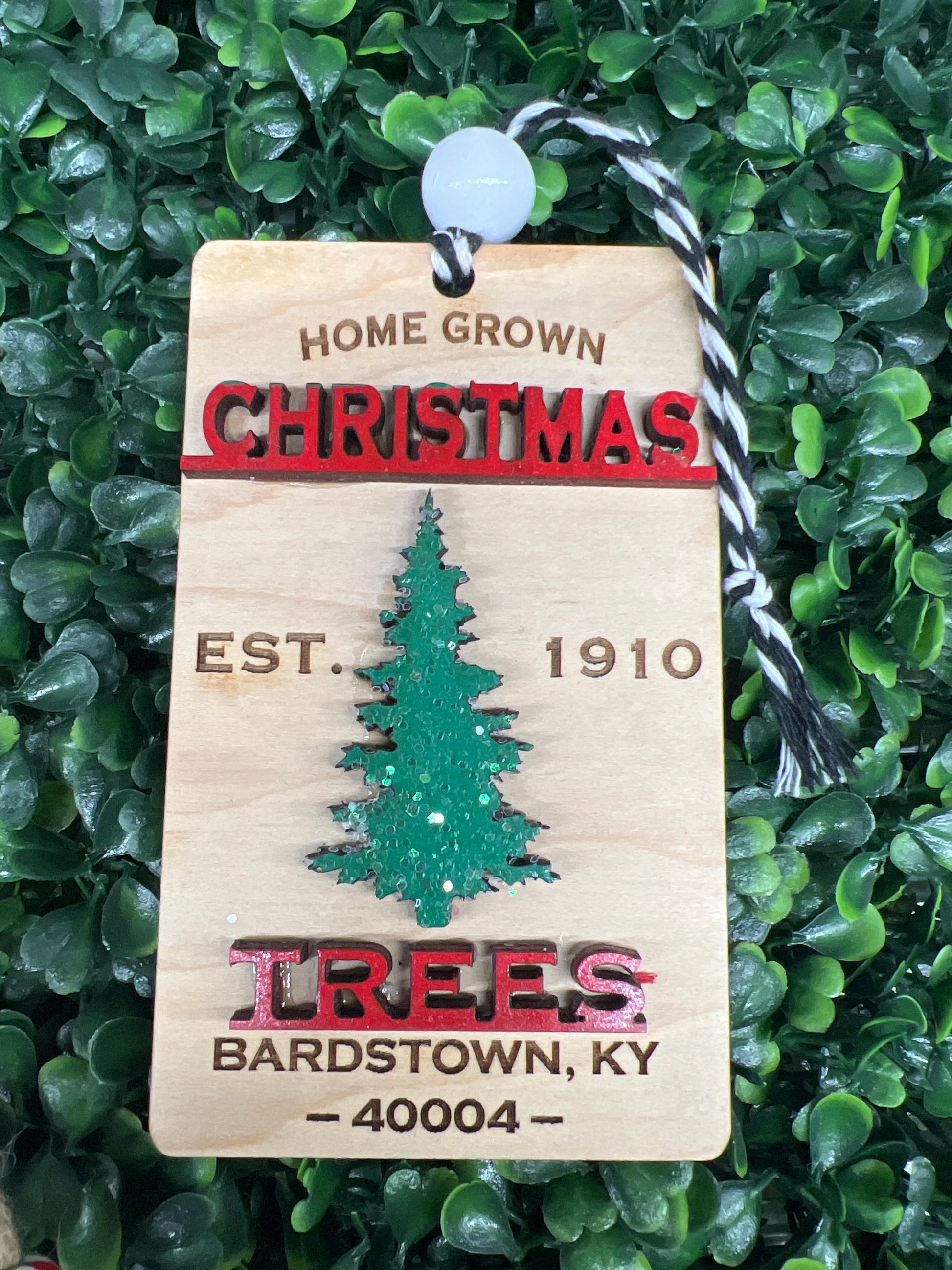 Home Grown Christmas Trees Ornament