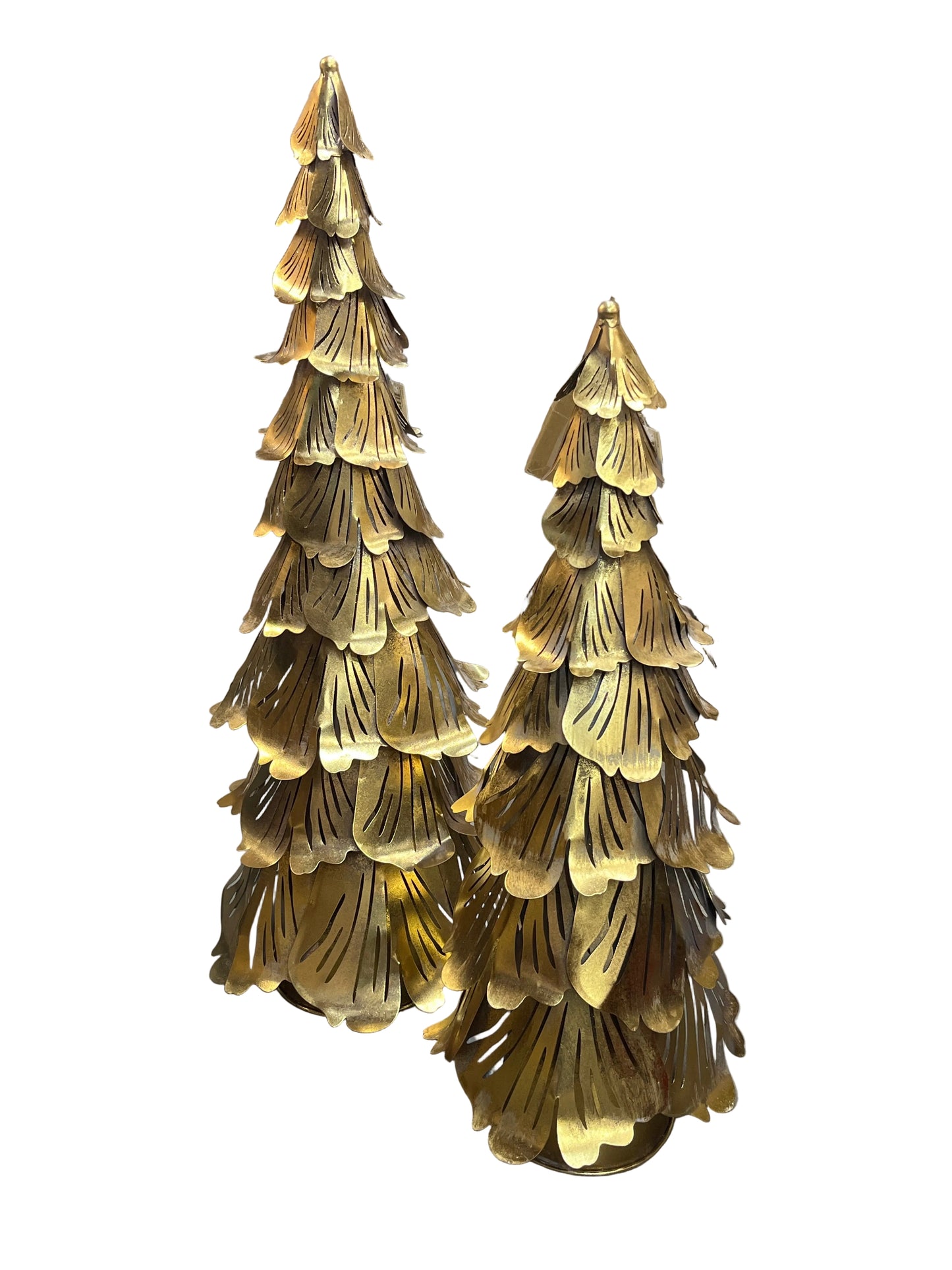 Gold Metal Christmas Tree Decor