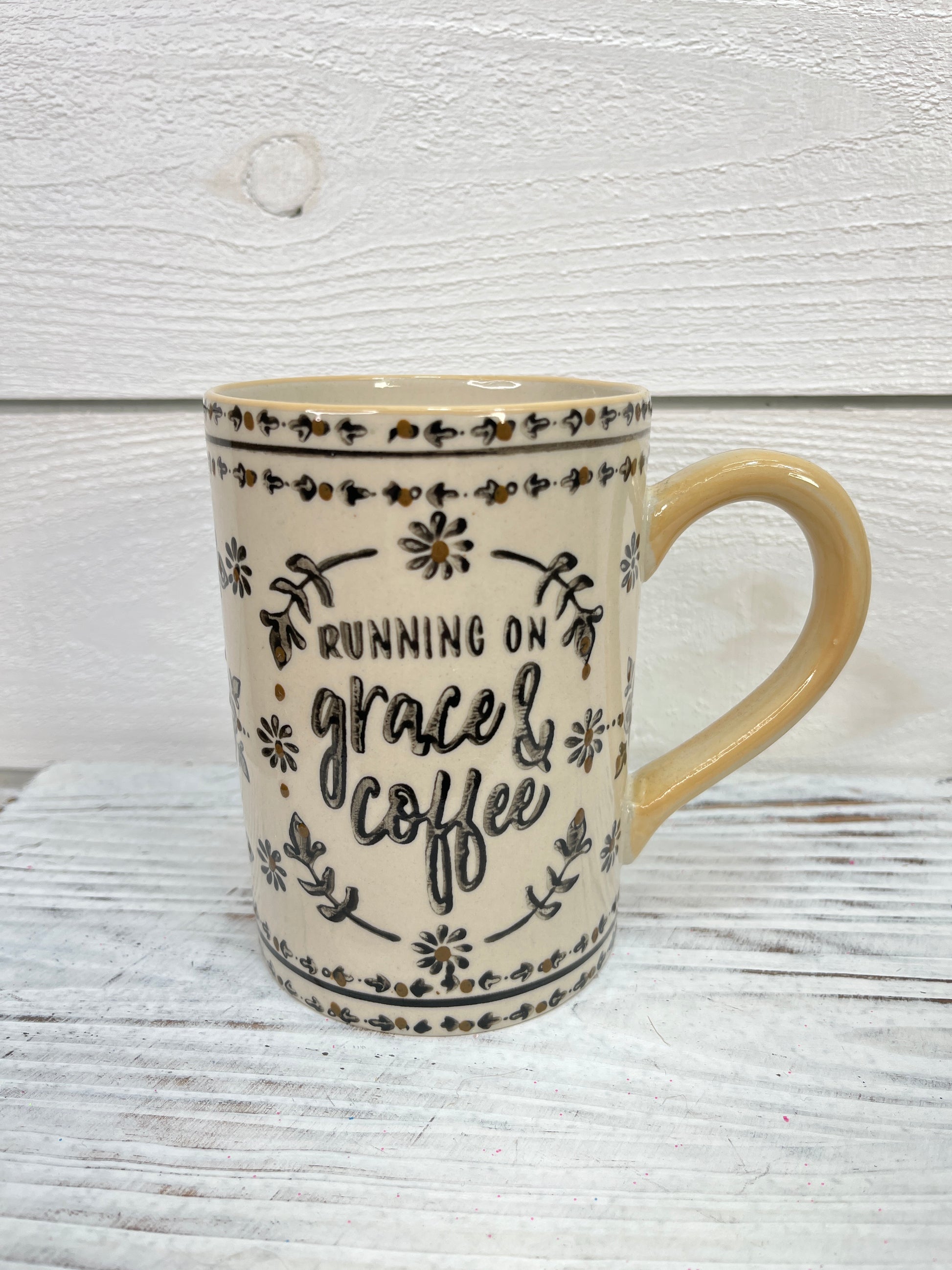 Ceramic Coffee & Faith Mug