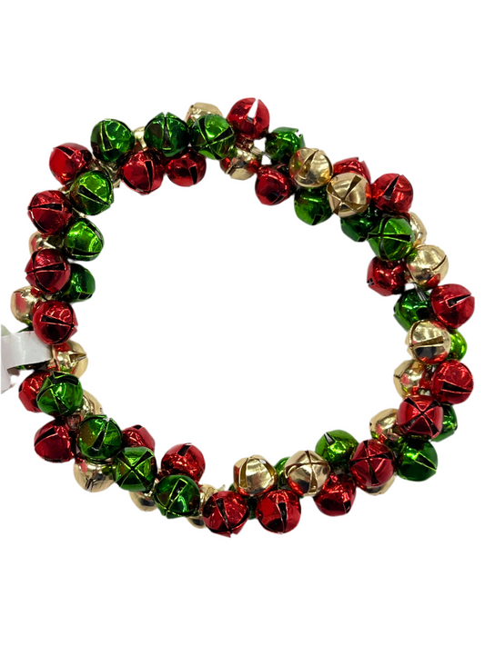 Jingle Bell Bracelet Red, Green, Gold