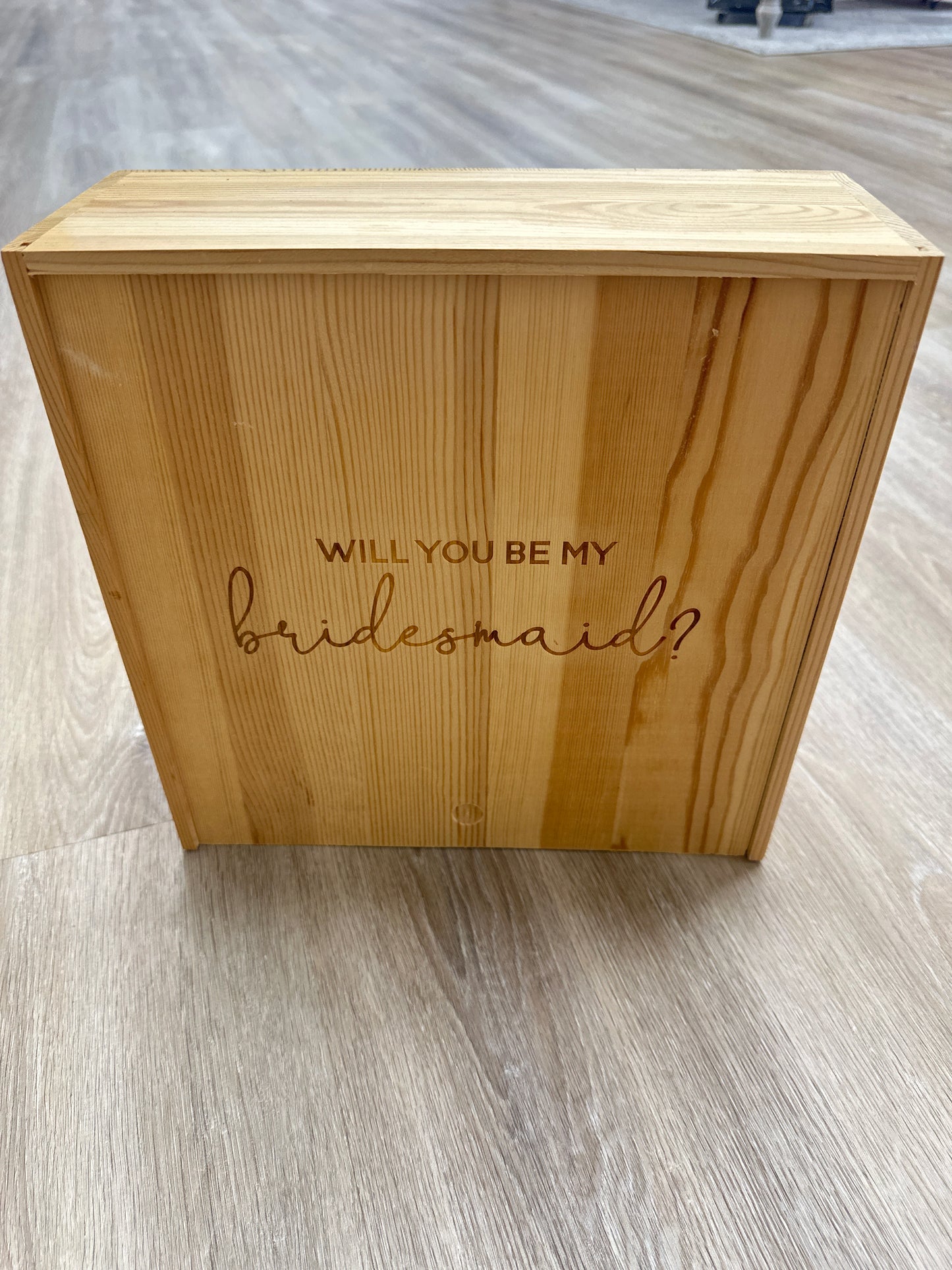 Bridesmaid Wooden Box