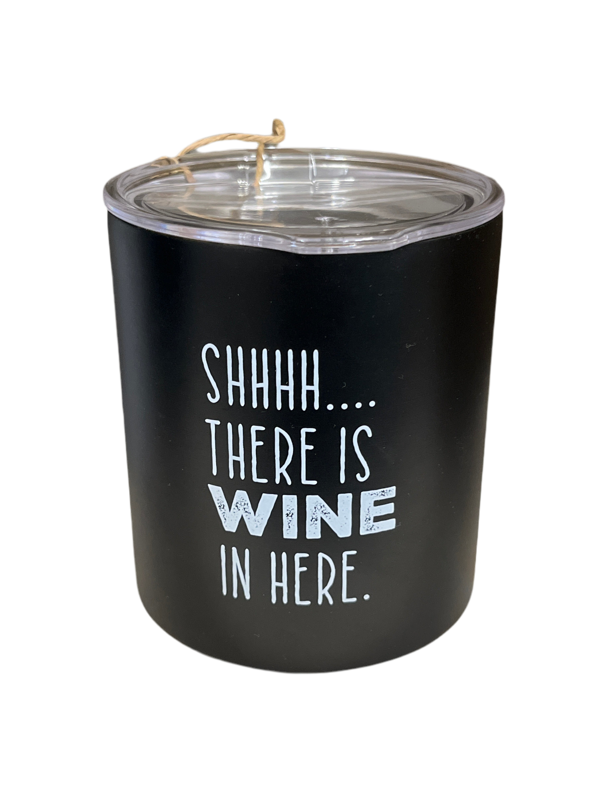 There Is Wine In Here Black Travel Cup