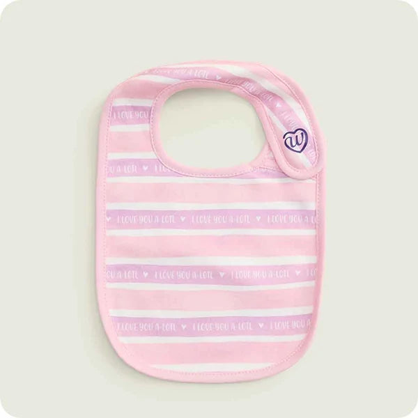 Warmies Pink Axolotl Bib Set