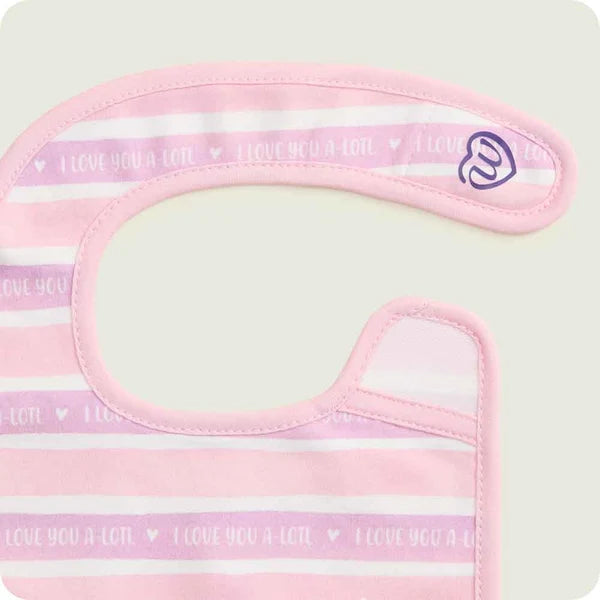 Warmies Pink Axolotl Bib Set