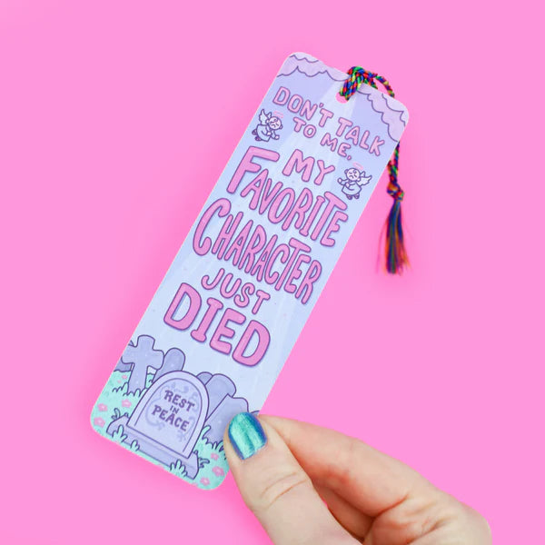 Fictional Character Graveyard Bookmark