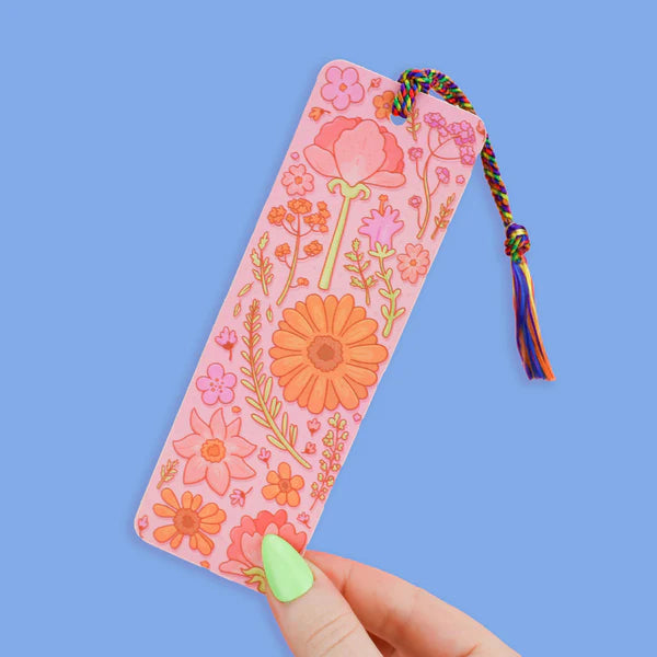 Vintage Pressed Flowers Bookmark