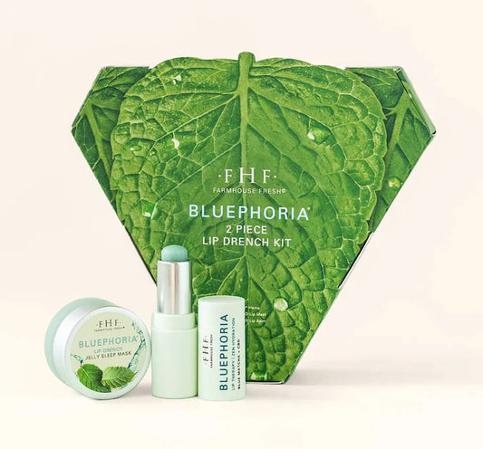 Farmhouse Fresh Bluephoria® 2 Piece Lip Drench Kit restore cracked lips