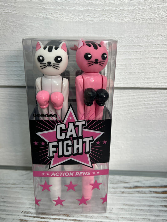 Cat Fight or Ninja Knockout Pen Set