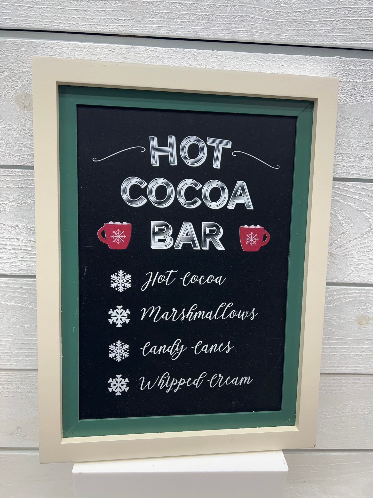 Wooden Cocoa Easel Board