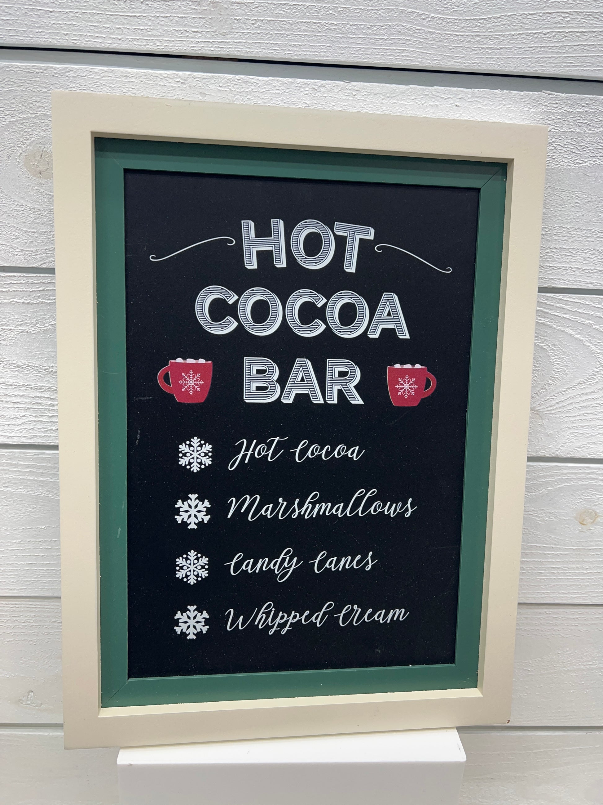 Wooden Cocoa Easel Board