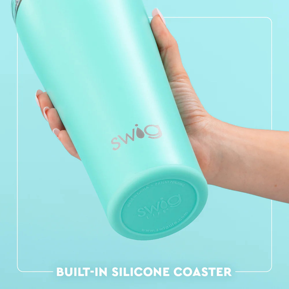 NEW Swig Blue Gingham 32 Oz TUmbler