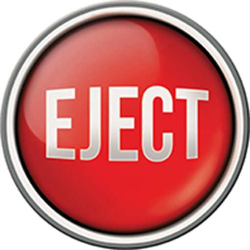 "Eject" Round Car Coaster